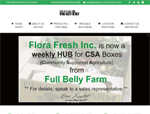 Tablet Screenshot of florafreshinc.com